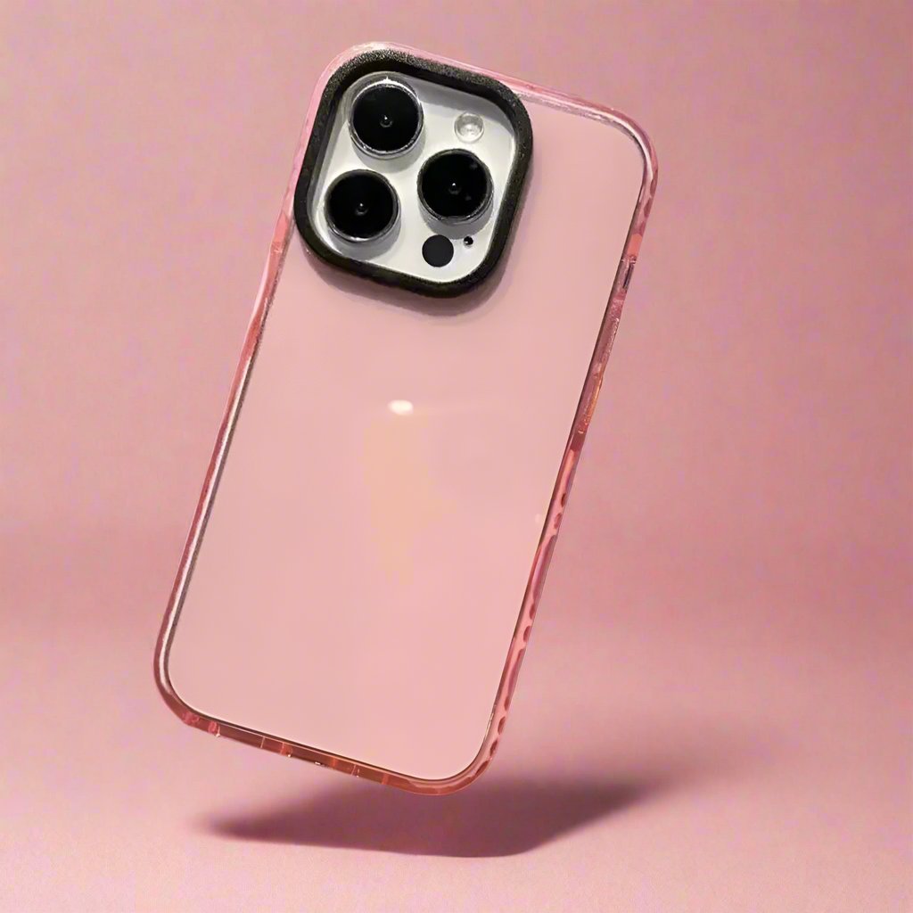 Clear iPhone Case | Pink Colour - NAMO COVERS