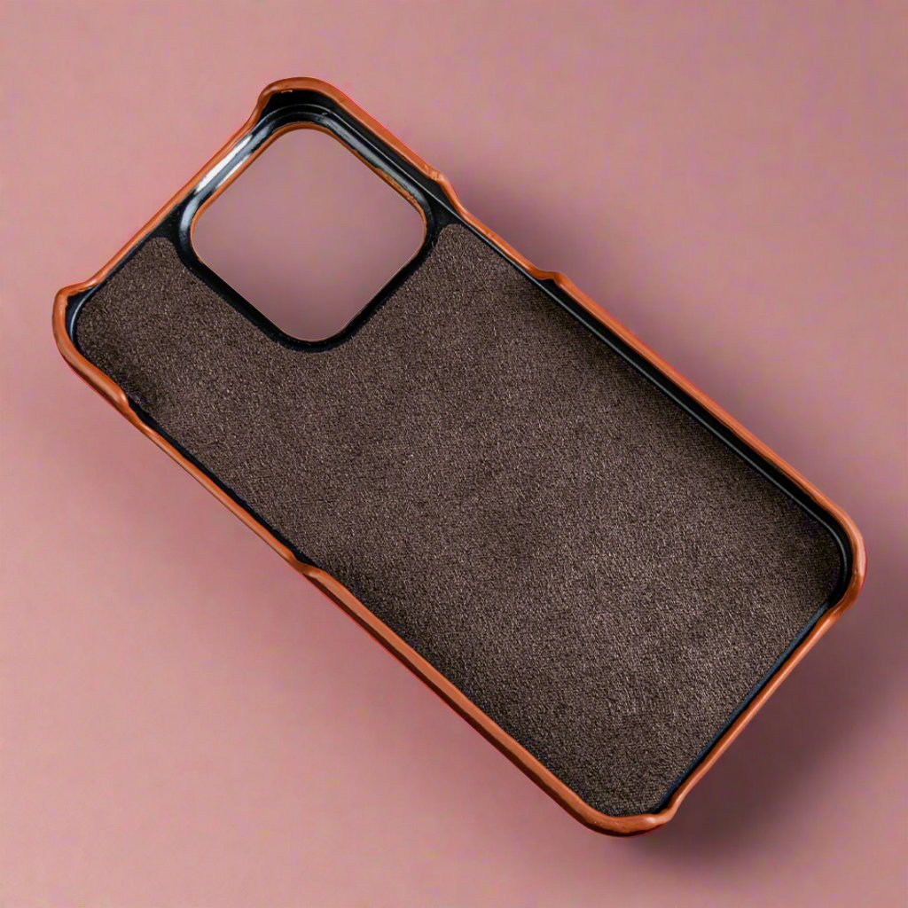 Shades of Glory Red Leather Case without Magsafe (Oil Wax Leather)