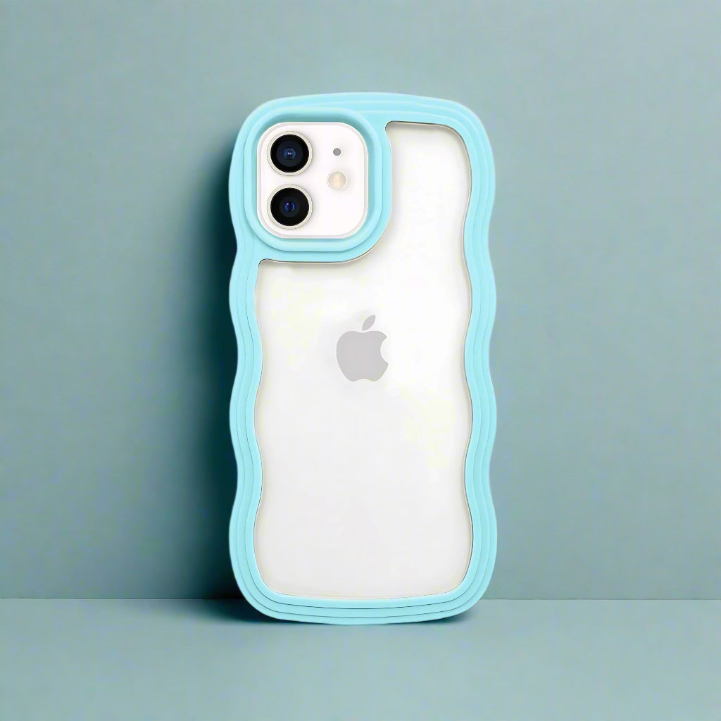 iPhone 12 Pro Max Minimals : Curvy Blue