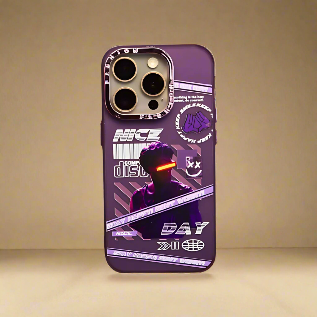 iPhone 11 GlitchSoul: Neon Purple