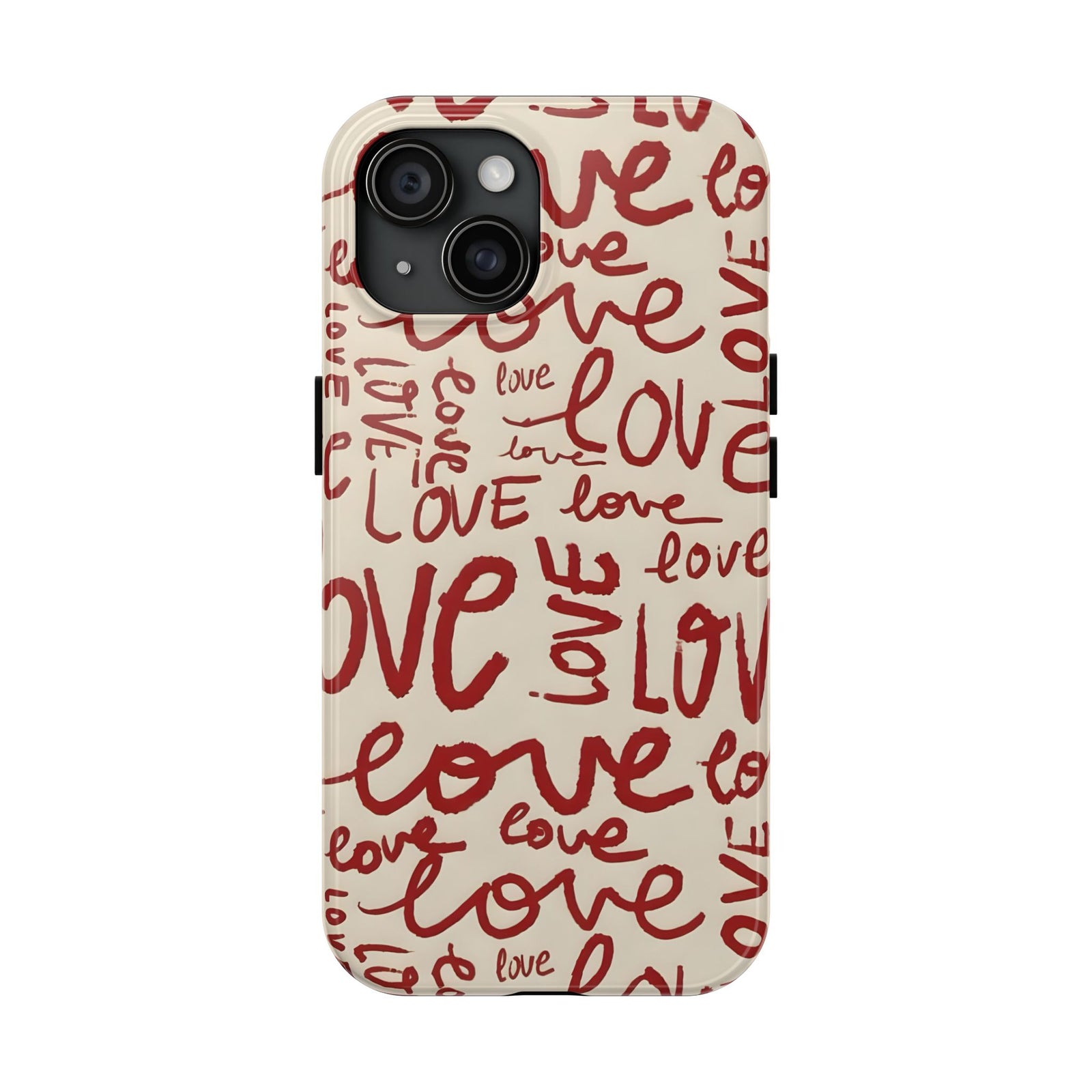 iPhone 15 Case Cover | The Crimson Script | #1161