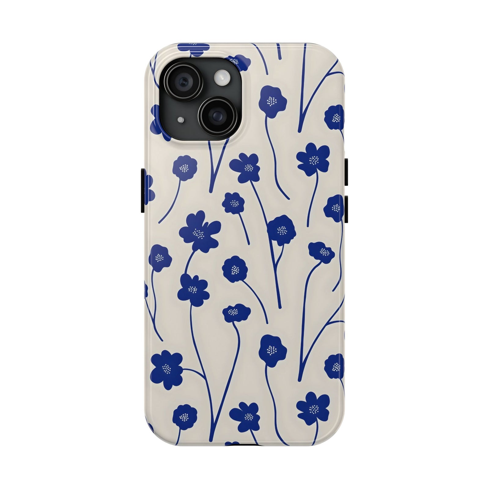 iPhone 14 Case Cover | The Cobalt Feathers | #1062