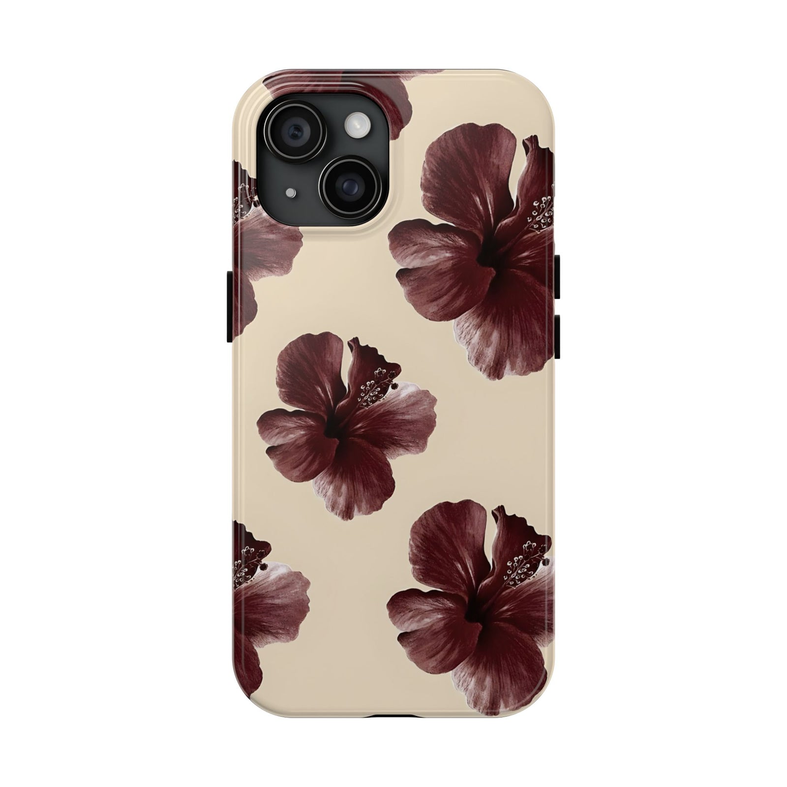iPhone 15 Case Cover | The Velvet Hibiscus | #1166