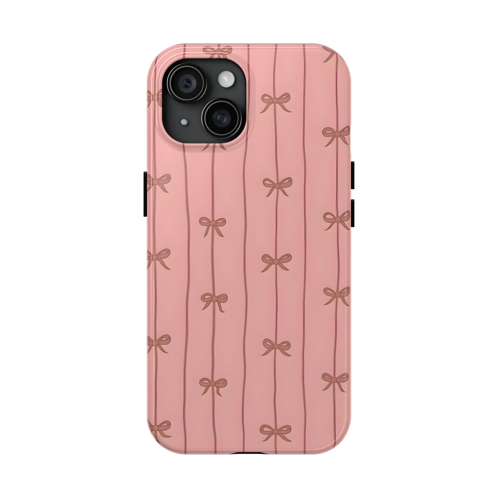 iPhone 15 Case Cover | The Blush Ribbons | #1149