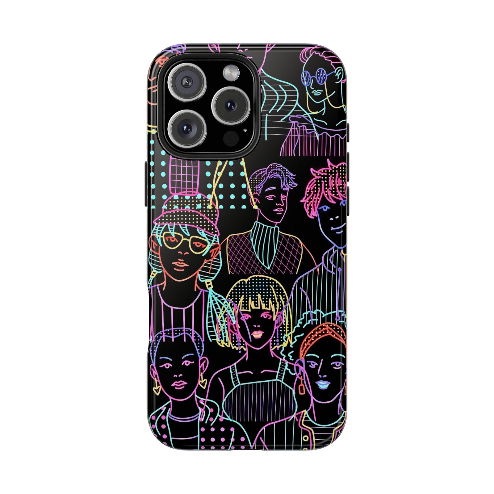 iPhone 16 Pro Max Case Cover | The Glitch Society | #1045