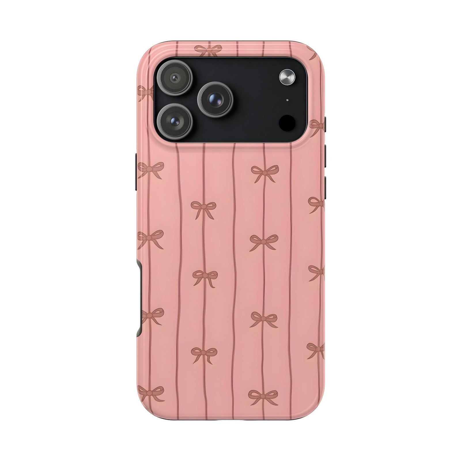 iPhone 17 Pro Case Cover | The Blush Ribbons | #1149