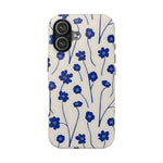 iPhone 16e Case Cover | The Cobalt Feathers | #1062
