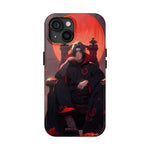 iPhone 15 Plus Case Cover | The Itachi Bloodthrone | #1115
