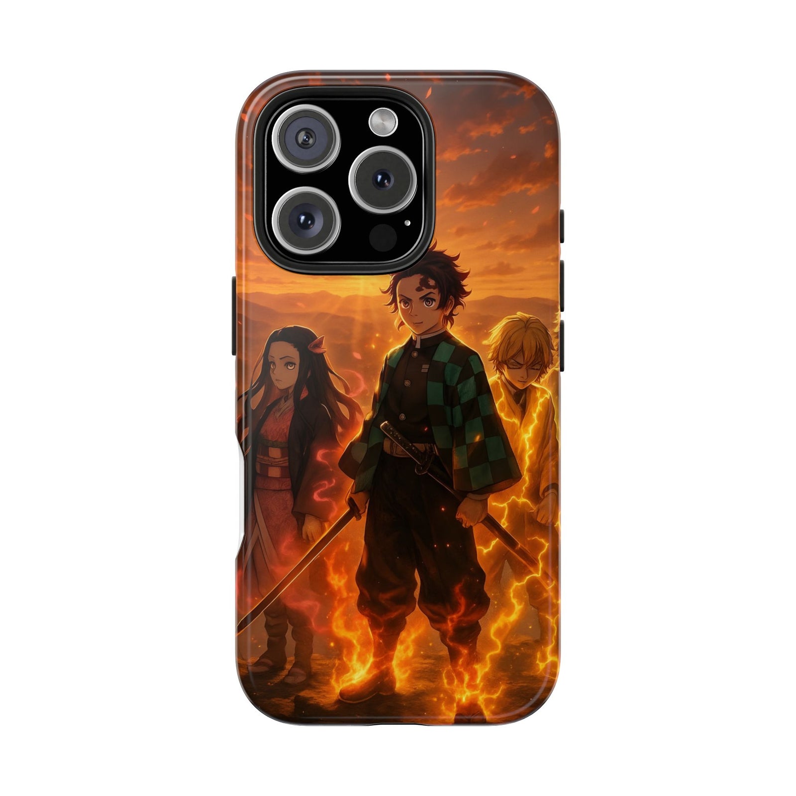 iPhone 12 Pro Case Cover | The Flamebound Trio | #1033