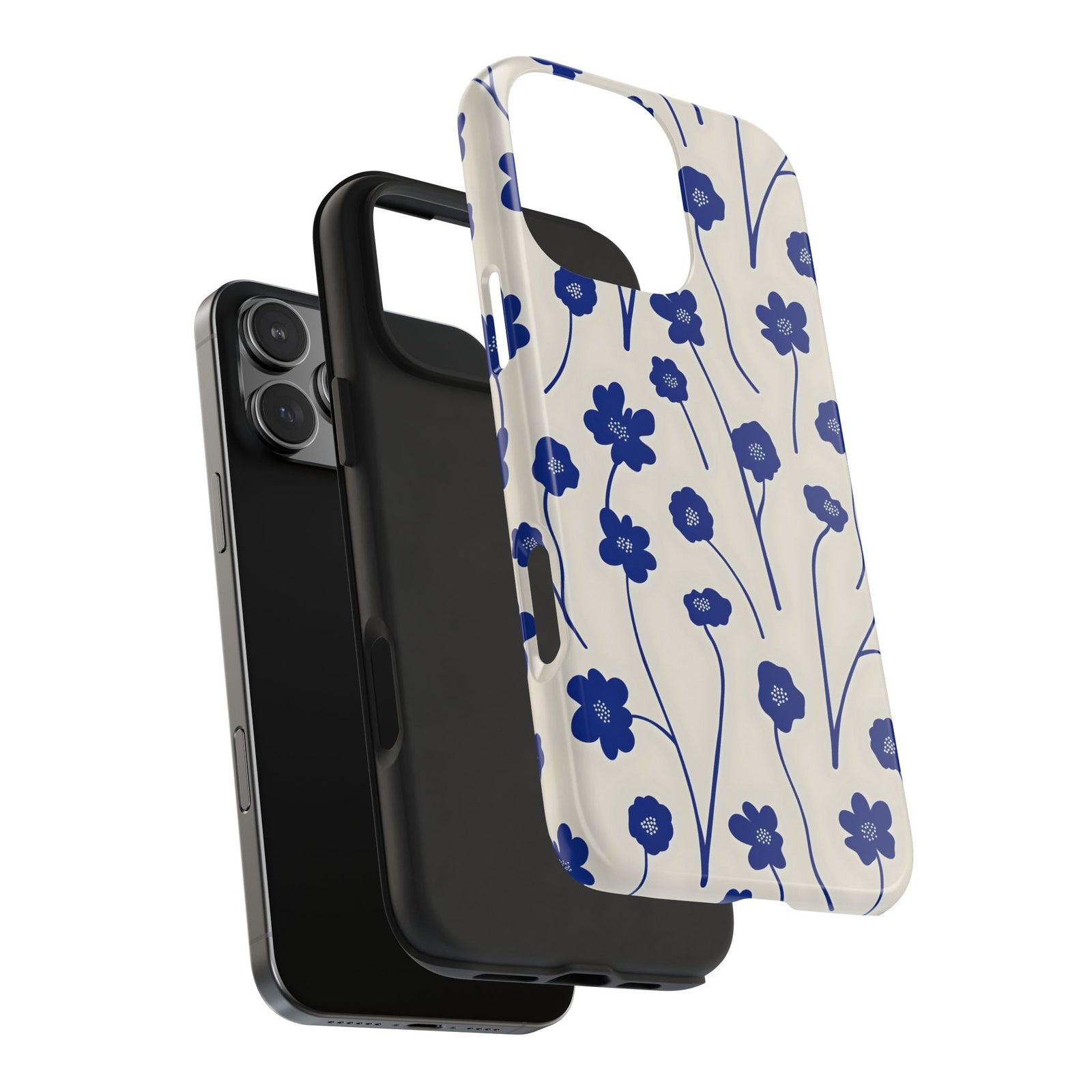 iPhone 11 Case Cover | The Cobalt Feathers | #1062