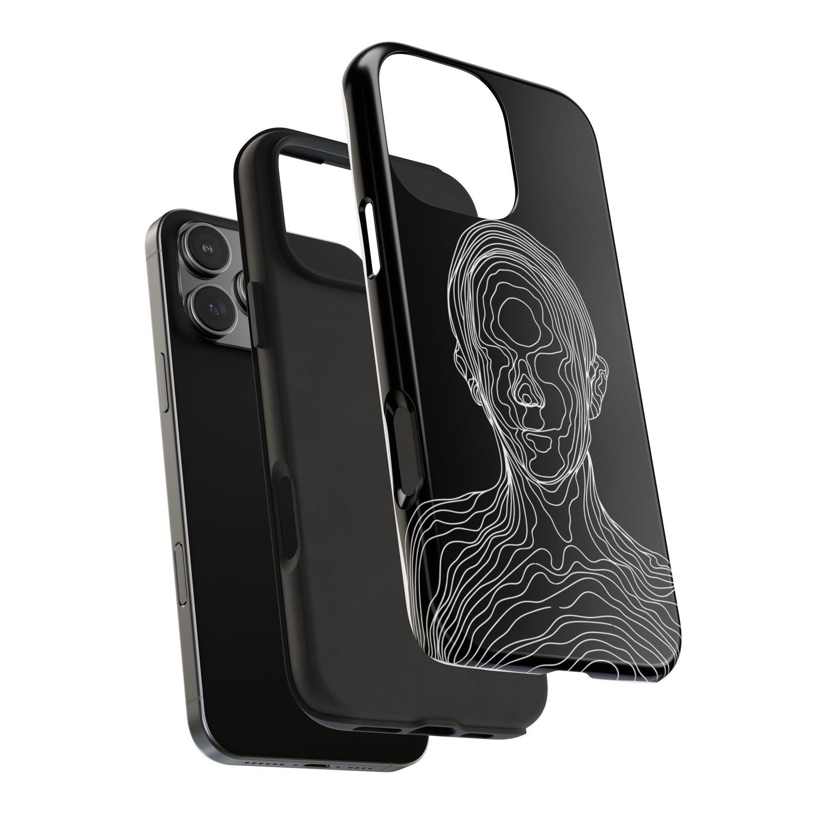 iPhone 17 Pro Max Case Cover | The Linear Ghost | #1143