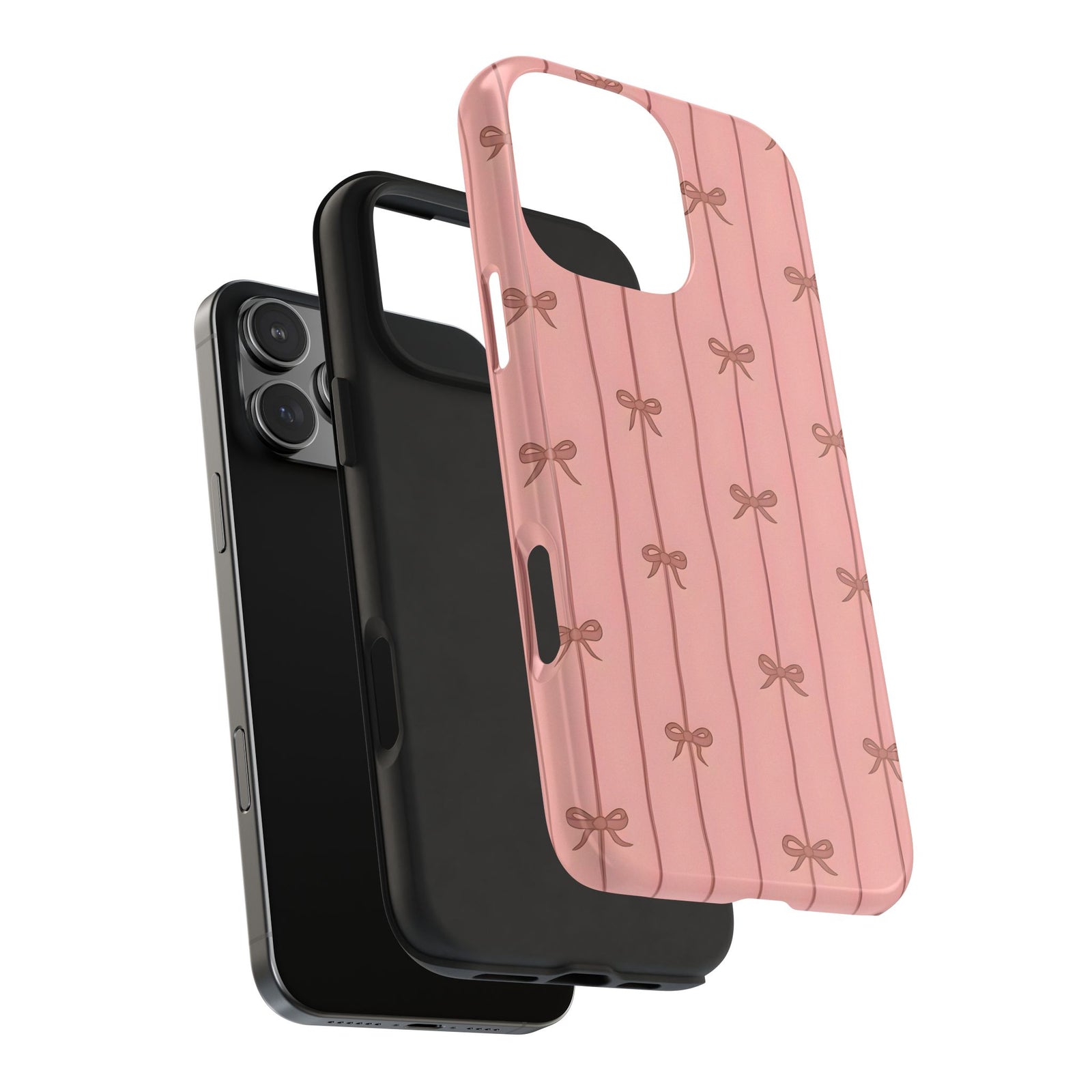 iPhone 16e Case Cover | The Blush Ribbons | #1149