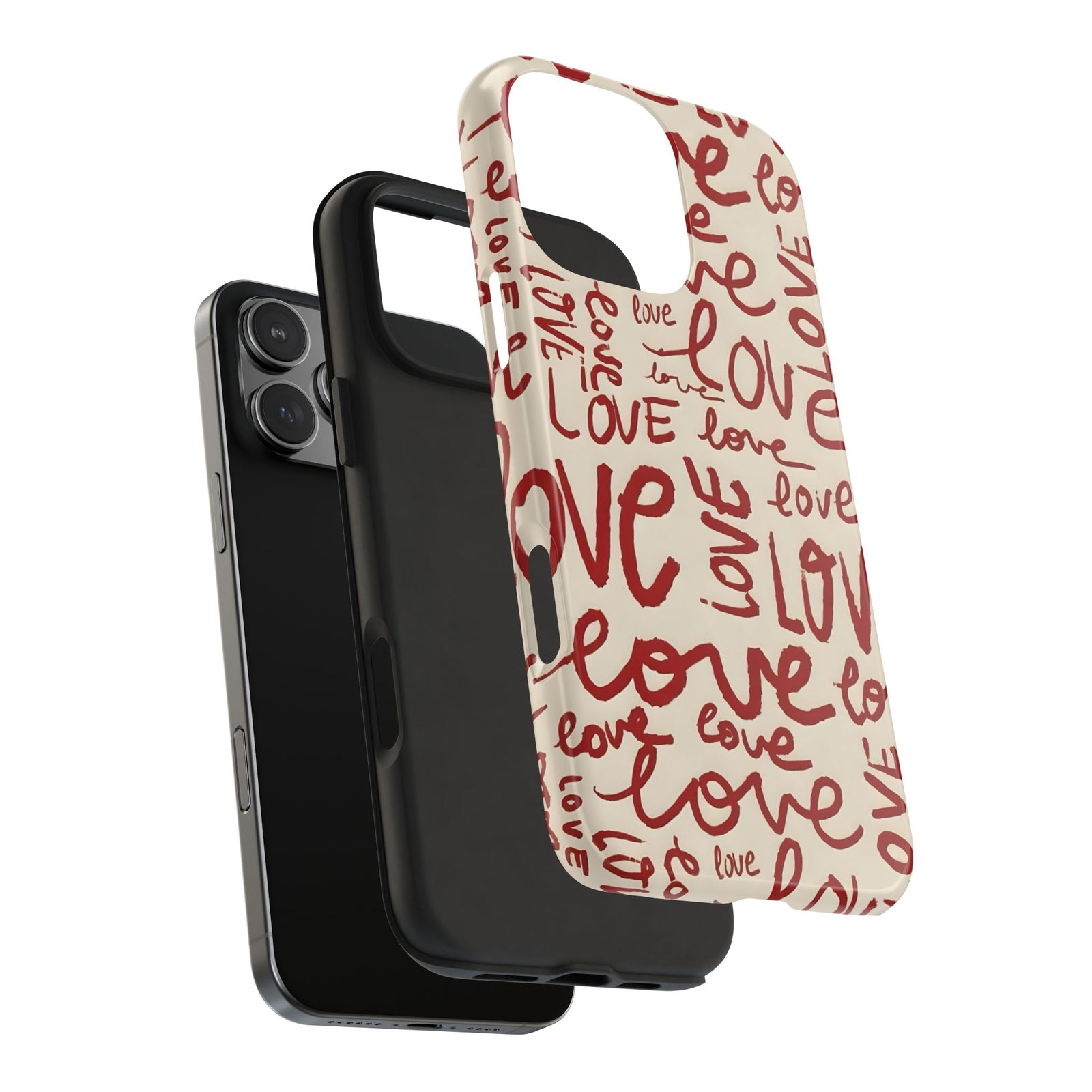 iPhone 15 Case Cover | The Crimson Script | #1161