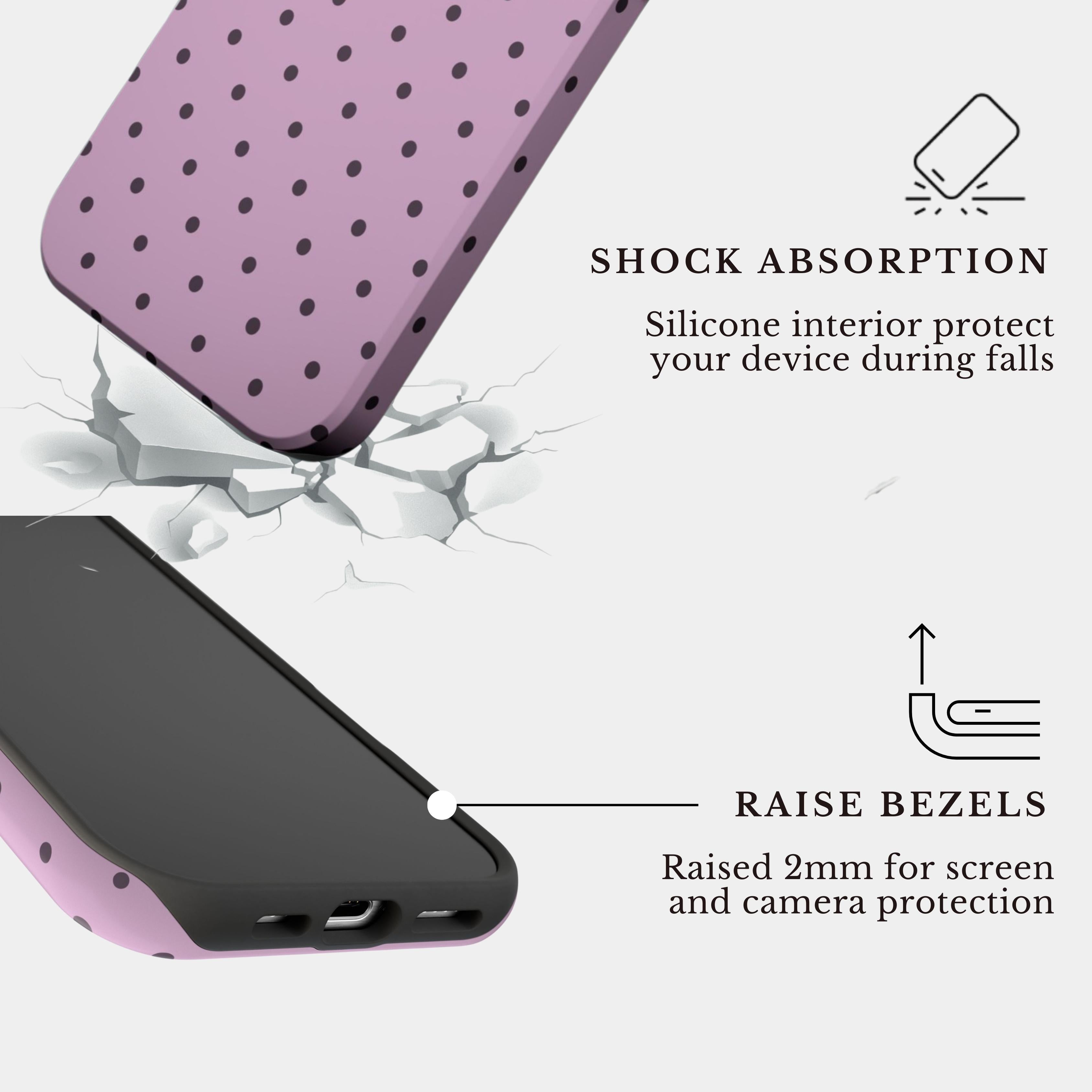 iPhone 14 Plus Case Cover | The Soft Polka | #1183