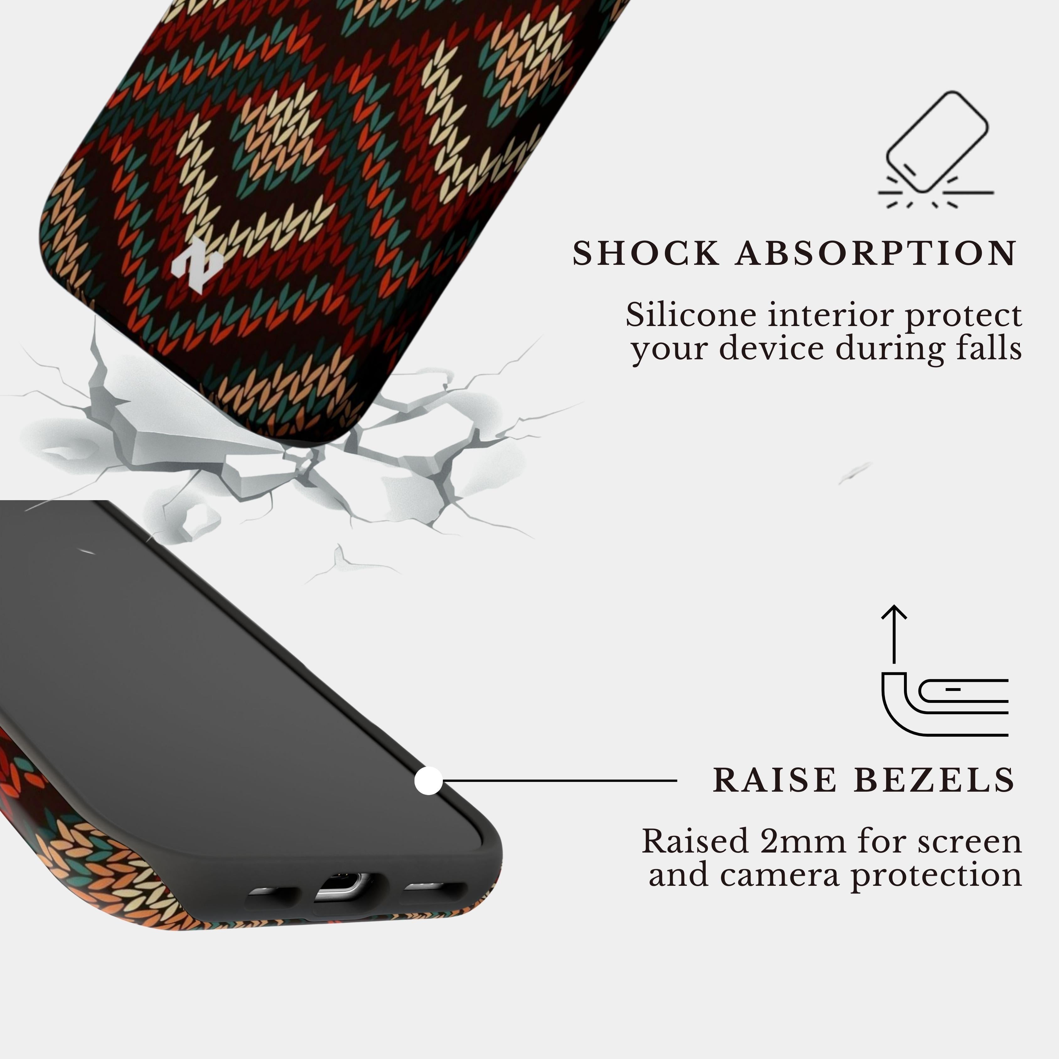 iPhone 15 Plus Case Cover | The Woven Ember | #1192