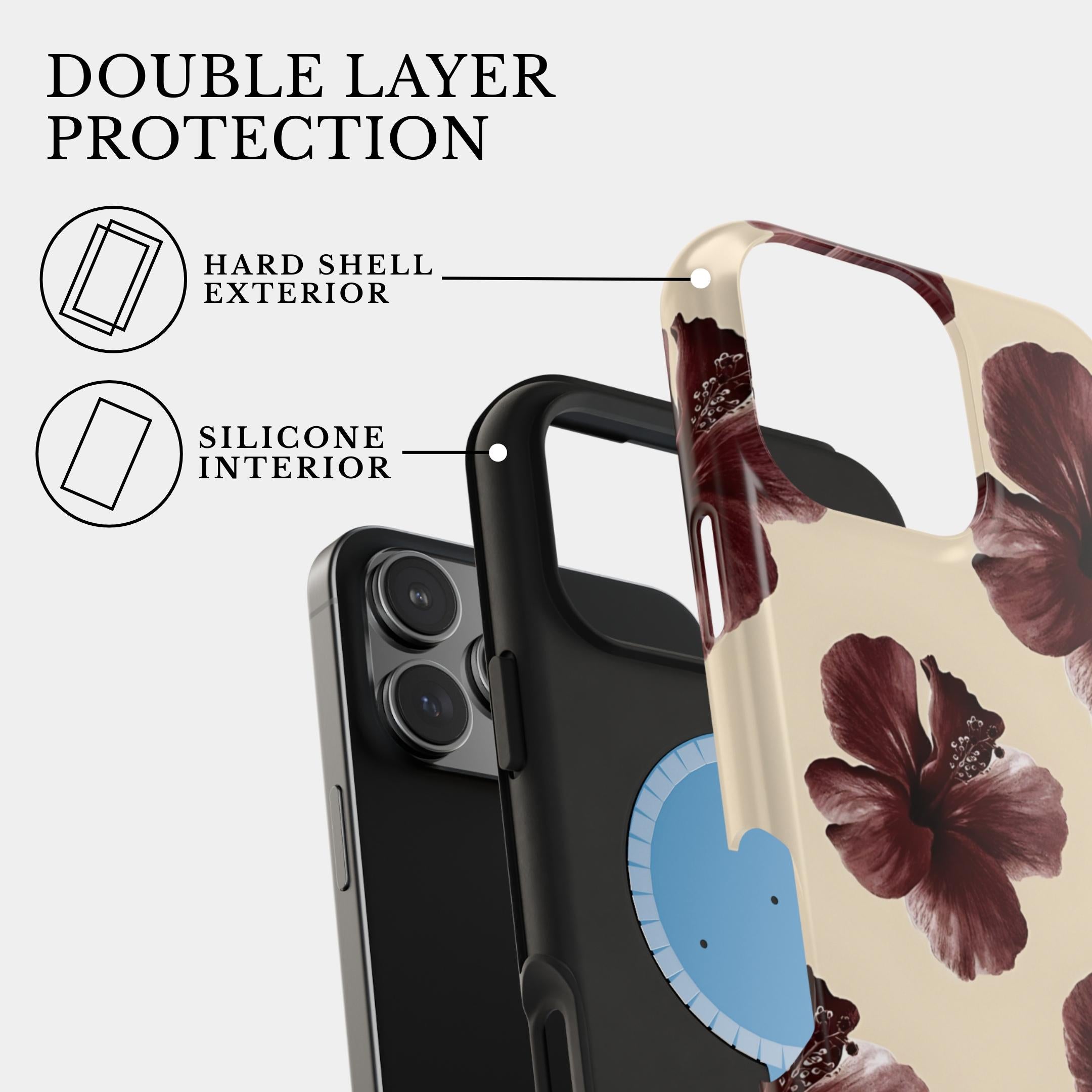 iPhone 11 Pro Max Case Cover | The Velvet Hibiscus | #1166