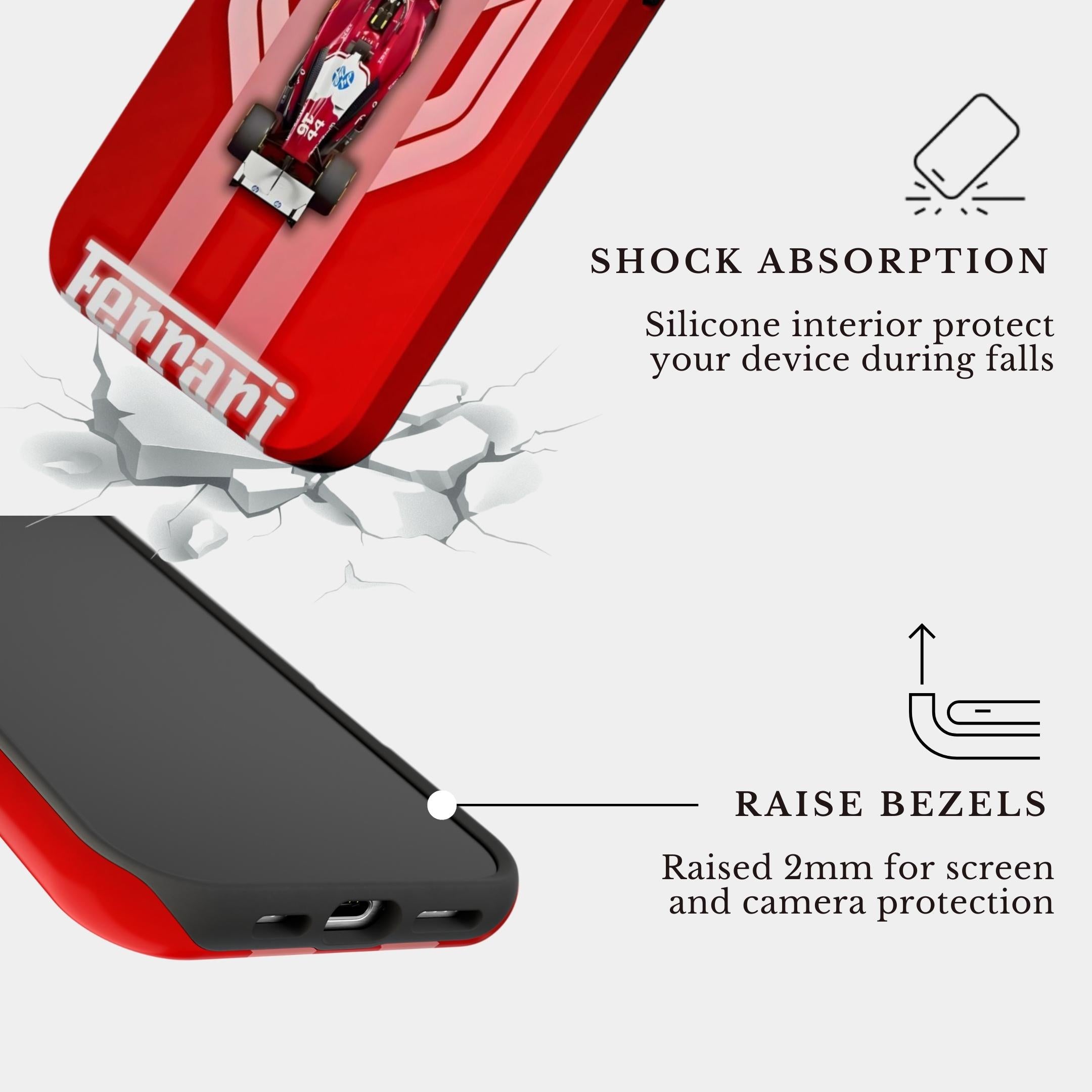 iPhone 15 Pro Max Case Cover | The Crimson Fury | #1167