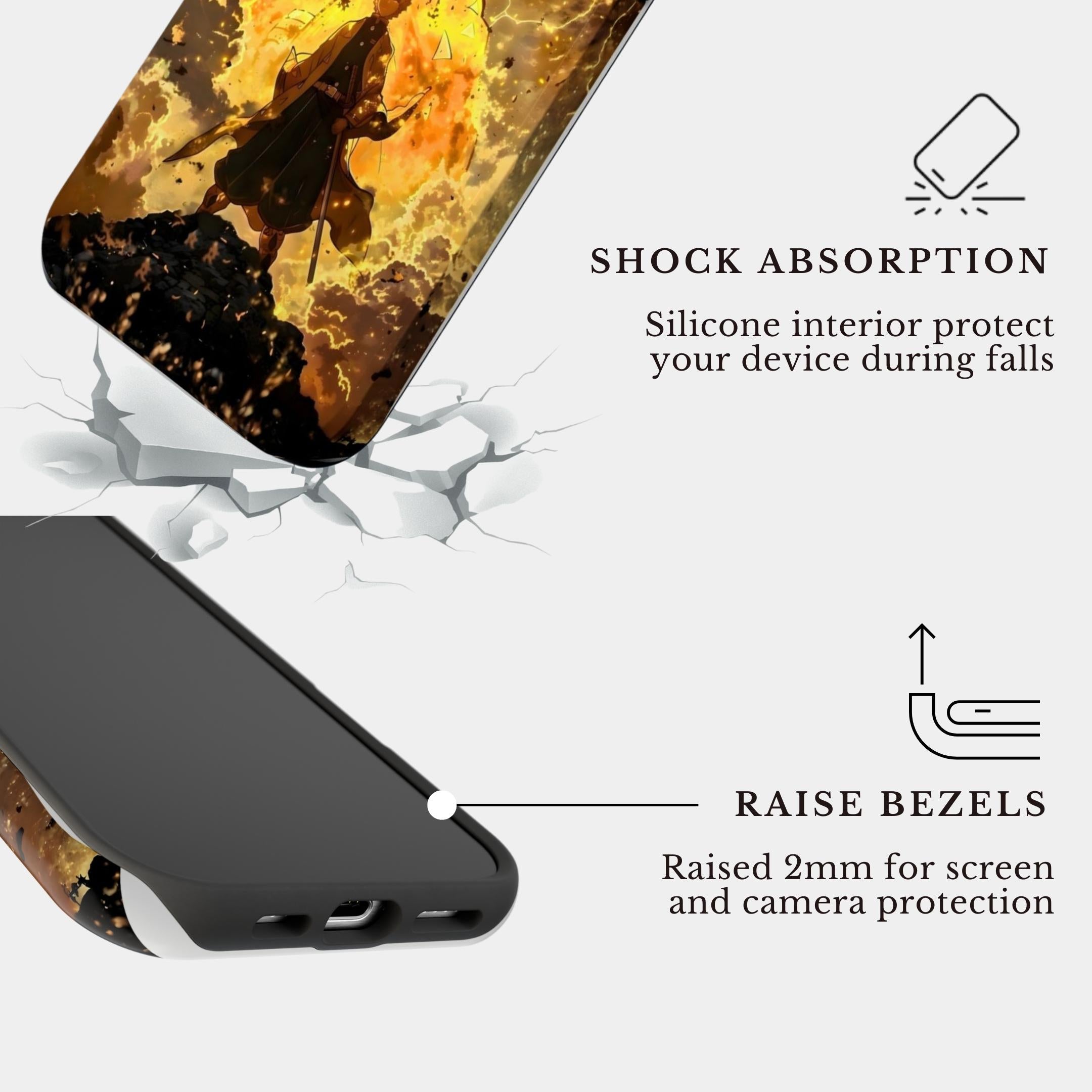 iPhone 11 Pro Max Case Cover | The Warrior Zenitsu | #1146