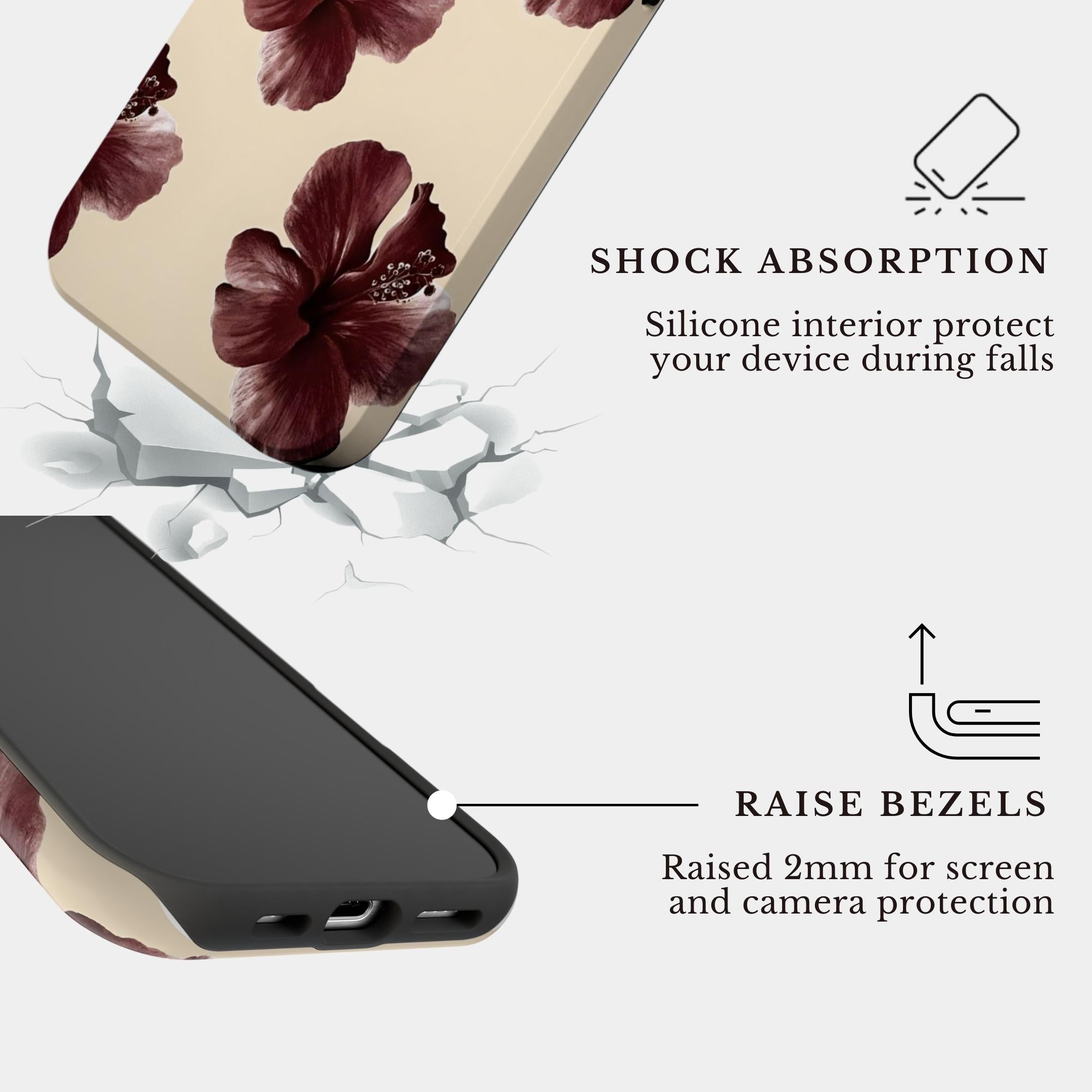 iPhone 11 Pro Case Cover | The Velvet Hibiscus | #1166