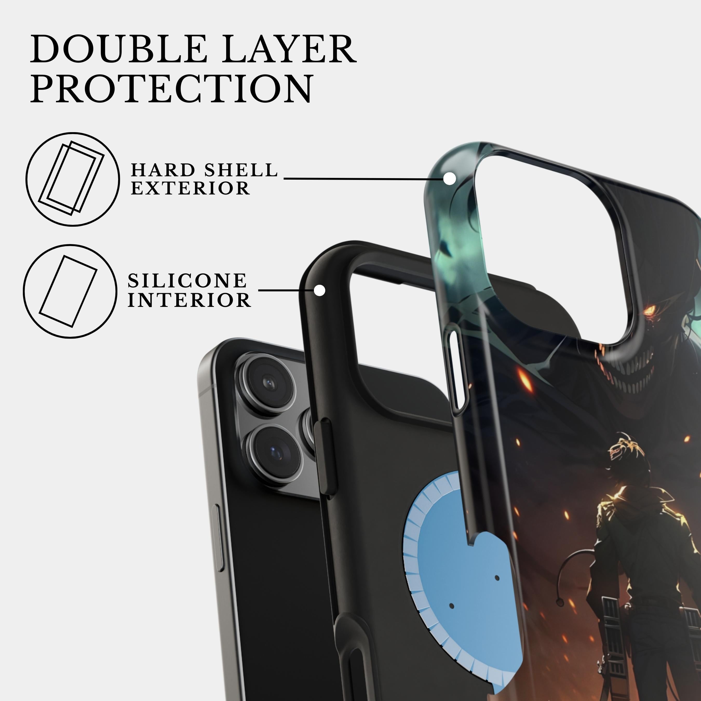 iPhone 14 Plus Case Cover | The Eren Godflame | #1003