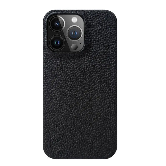 iPhone 13 Mini Luxury Real Black Leather case without Magsafe (Top Grain Leather) NAMO COVERS