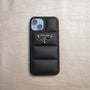 iPhone 14 Plus Black Prada Puffer Case NAMO COVERS