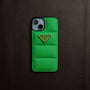 iPhone 14 Green Prada Puffer Case NAMO COVERS