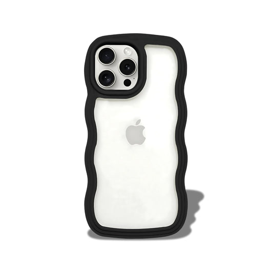 iPhone 15 Pro Max Wavy Case - Black