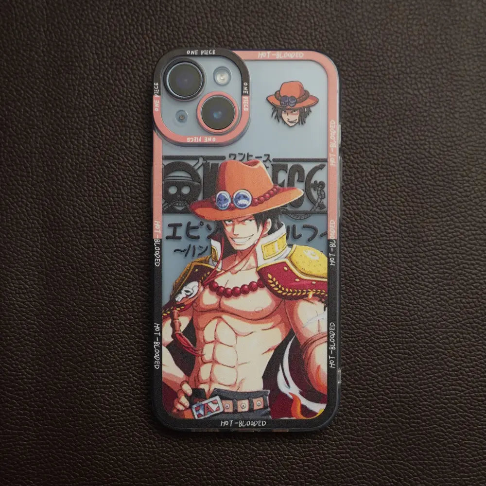 iPhone 14 Plus Portgas D Ace Anime Case NAMO COVERS