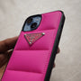 iPhone 13 Mini Pink Prada Puffer Case NAMO COVERS