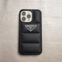 Black Prada Puff Covers for iPhone NAMO COVERS