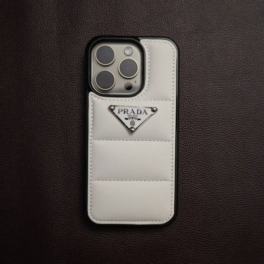 iPhone 13 Pro Case | White Prada NAMO COVERS