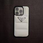 iPhone 14 Pro Max White Prada Puffer Case NAMO COVERS