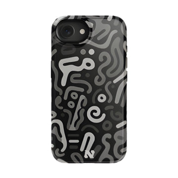 iPhone 16e Case Cover | The Monochrome Murmur | #1187