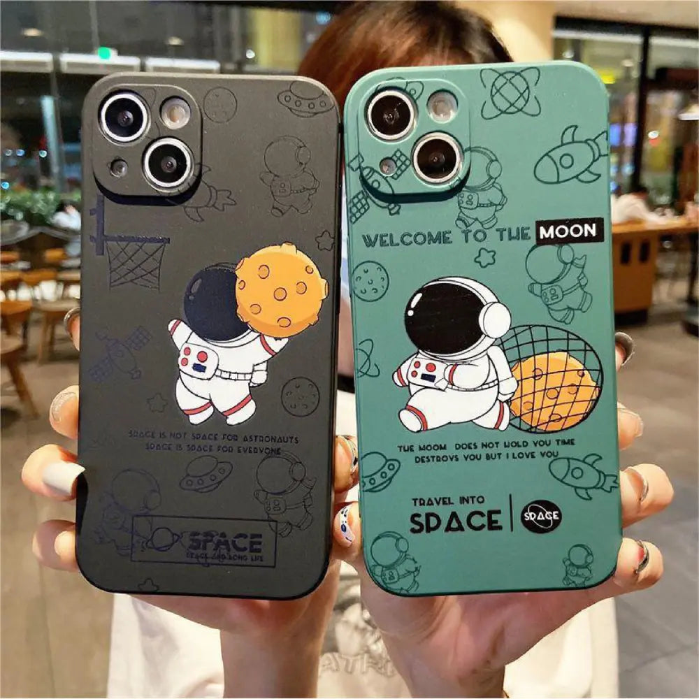 iPhone X Space Astronaut Silicone Cover NAMO COVERS