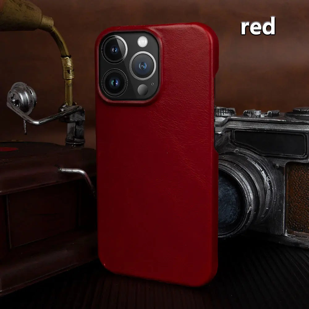 iPhone Xs Shades of Glory Red Leathers NAMO COVERS