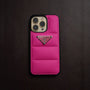 iPhone 15 Pro Pink Prada Puffer Case NAMO COVERS