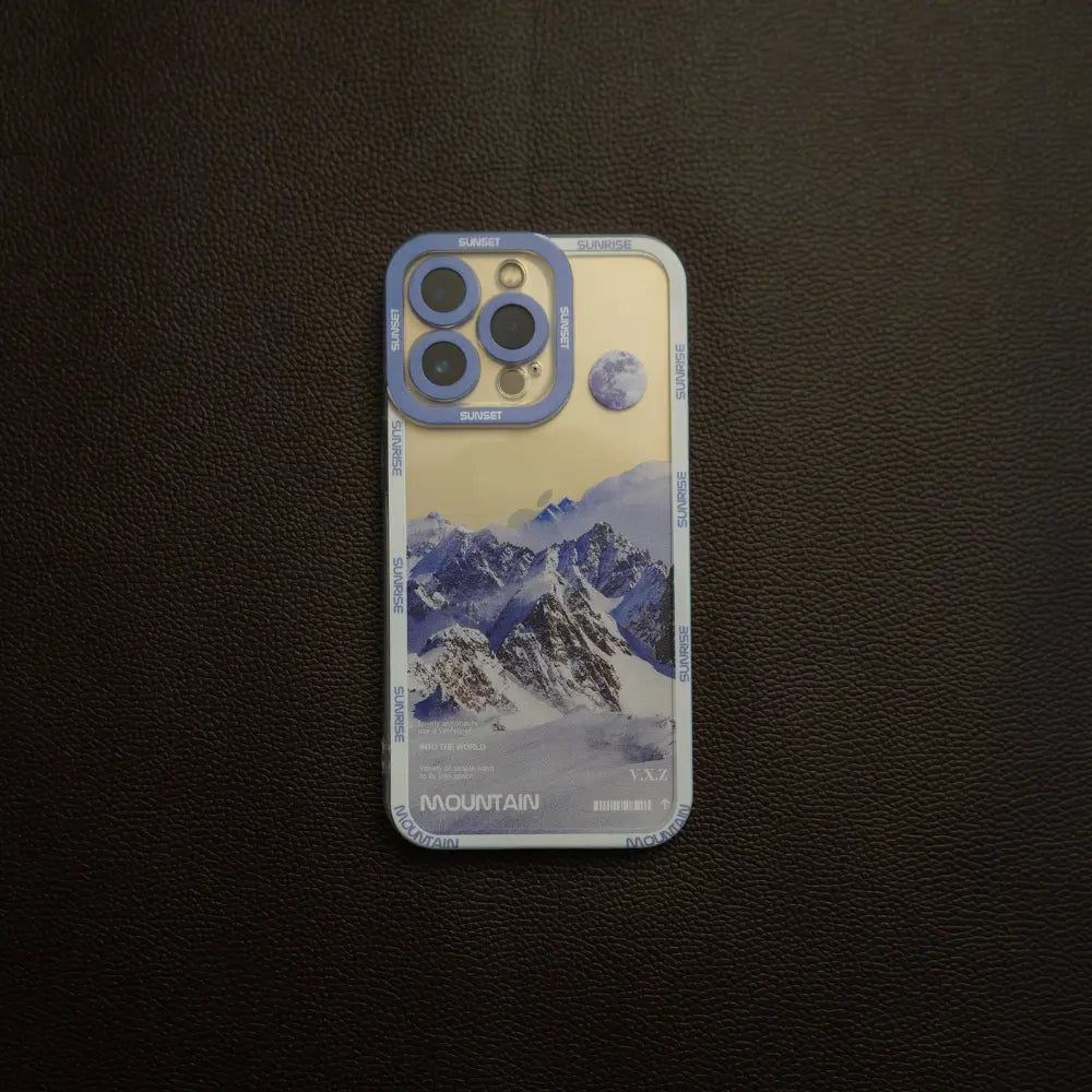 Blue Snow Case for iPhone NAMO COVERS