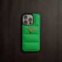 Green Prada Puff Covers for iPhone NAMO COVERS