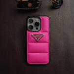 iPhone 14 Pro Pink Prada Puffer Case NAMO COVERS