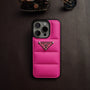 iPhone 14 Pro Pink Prada Puffer Case NAMO COVERS