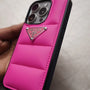 iPhone 14 Pro Max Pink Prada Puffer Case NAMO COVERS