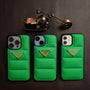 Green Prada Puff Covers for iPhone NAMO COVERS