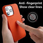 Luxury Real Orange Leather case without Magsafe (Top Grain Leather) NAMO COVERS