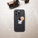 Black Space Astronaut Silicone Case | Namo Covers NAMO COVERS