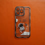 iPhone 14 Pro Rising-Up Astronaut Cartoon Printed Case NAMO COVERS