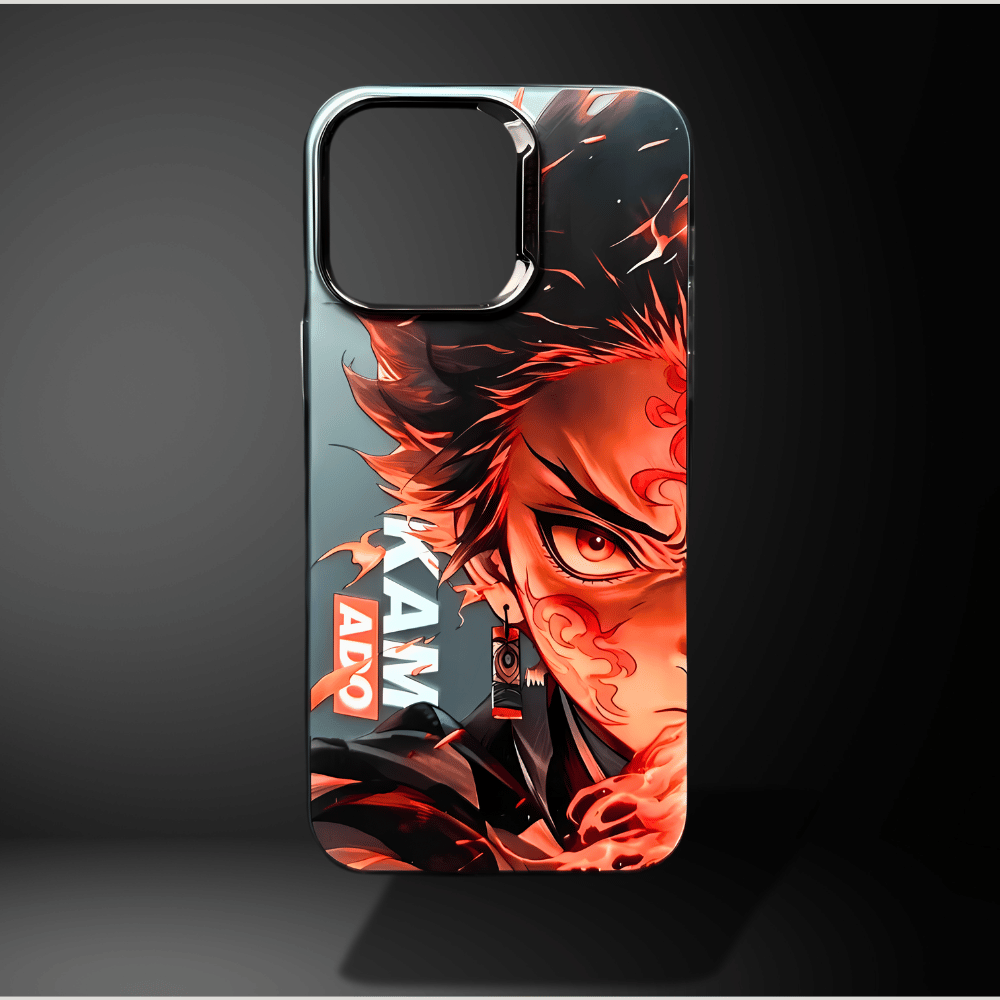 Kamado Tanjiro With Red Hair iPhone Case | Hard Case