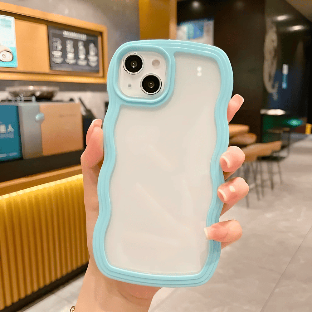 iPhone 13 Pro Max Minimals : Curvy Blue