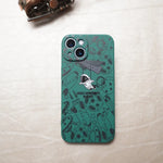 iPhone 13 Green Lovely Astronaut Silicone Case NAMO COVERS