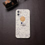 White Lovely Astronaut Silicone Case | Namo Covers NAMO COVERS